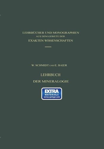 Lehrbuch der Mineralogie (Lehrbücher und Monographien aus dem Gebiete der exakten Wissenschaften) (German Edition)