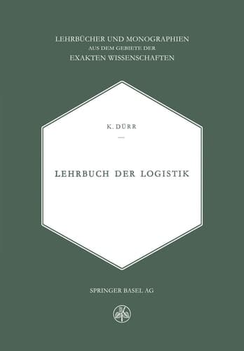 Lehrbuch der Logistik (German Edition)