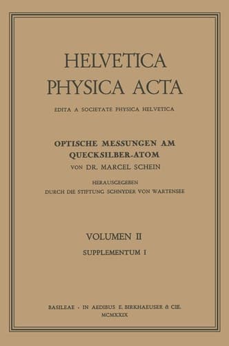Optische Messungen am Quecksilber-Atom (German Edition)
