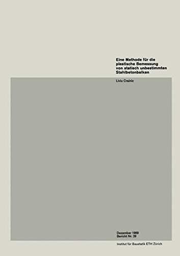 Eine Methode für die plastische Bemessung von statisch unbestimmten Stahlbetonplatten A METHOD FOR PLASTIC Design