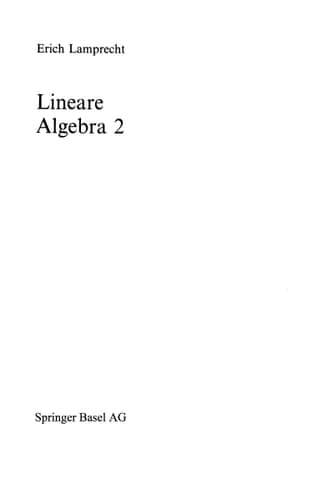 Lineare Algebra