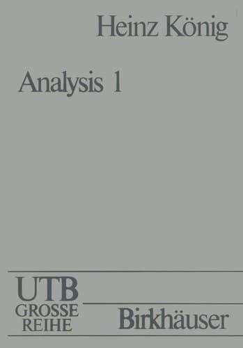 Analysis I