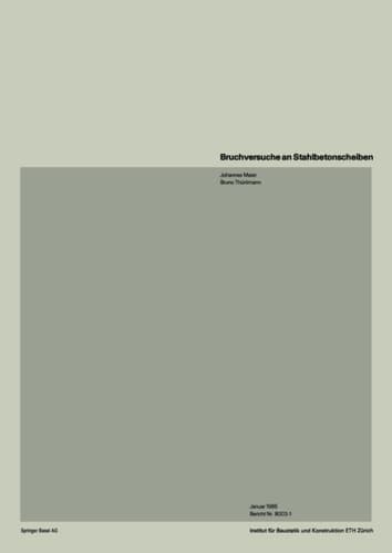 Bruchversuche an Stahlbetonscheiben