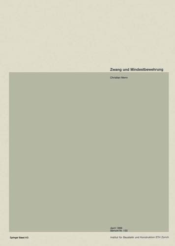 Zwang und Mindestbewehrung