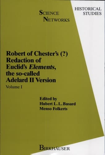 Robert of Chester's (?) redaction of Euclid's Elements, the so-called Adelard II version Vol. 2