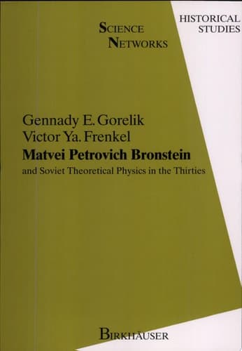 Matvei Petrovich Bronstein And the Soviet Theoretical Physics in the Thirties