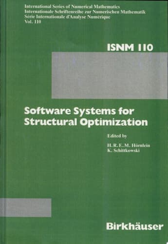 Software Systems for Structural Optimization Сб. Статии