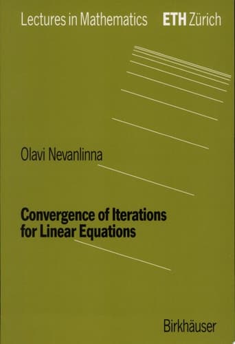 Convergence of Iterations for Linear Equations