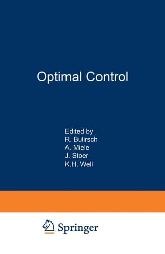 Optimal Control Calculus of Variations, Optimal Control Theory and Numerical Methods