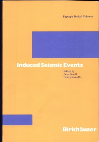 Induced Seismic Events