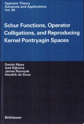Schur Functions, Operator Colligations, And Reproducing Kernel Pontryagin Spaces