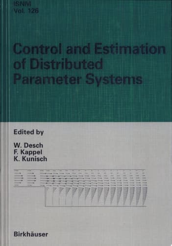 Control and Estimation of Distributed Parameter Systems International Conference in Vorau, Austria, July 14-20, 1996