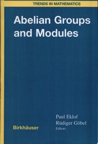 Abelian Groups and Modules International Conference in Dublin, August 10-14, 1998