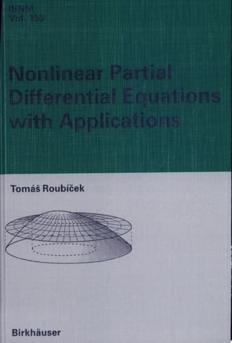 Nonlinear Partial Differential Equations with Applications