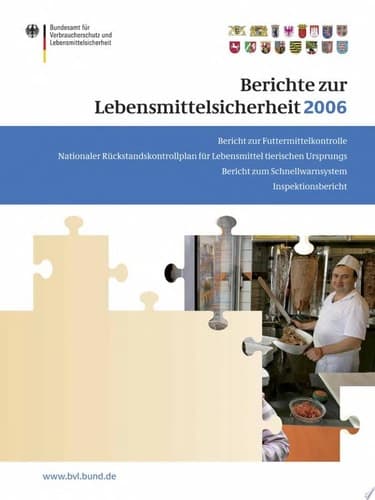 Berichte zur Lebensmittelsicherheit 2006 Bericht zu Futtermittelkontrolle; Nationaler Rückstandskontrollplan für Lebensmittel tierischen Ursprungs; Bericht zum Schnellwarnsystem; Inspektionsbericht