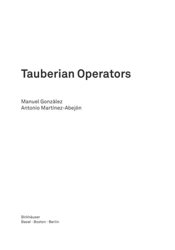 Tauberian Operators