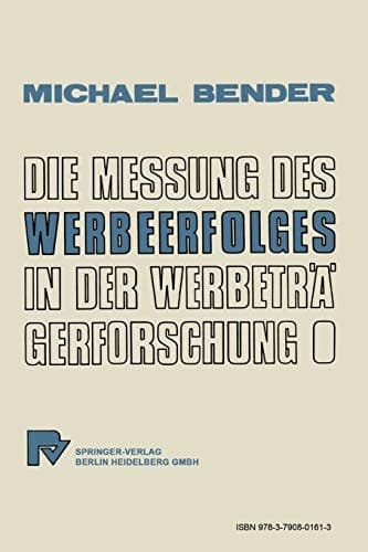 Die Messung des Werbeerfolges in der Werbeträgerforschung