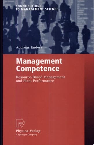 Management Competence Resource-Based Management and Plant Performance
