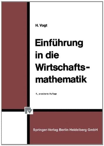 Einführung in die Wirtschaftsmathematik