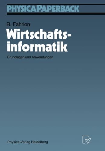 Wirtschaftsinformatik Grundlagen und Anwendungen