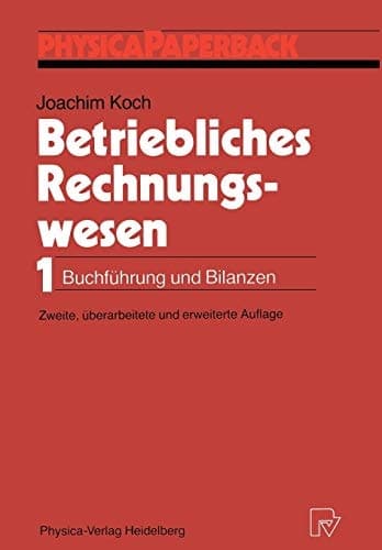 Betriebliches Rechnungswesen 1 Buchführung und Bilanzen