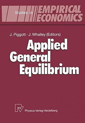 Applied General Equilibrium (Studies in Empirical Economics)