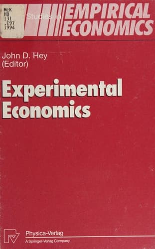 Experimental Economics