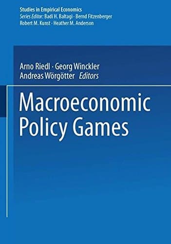 Macroeconomic Policy Games (Studies in Empirical Economics)