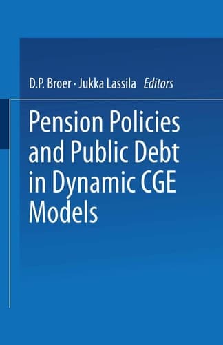 Pension Policies and Public Debt in Dynamic CGE Models (Series a / Etla,)