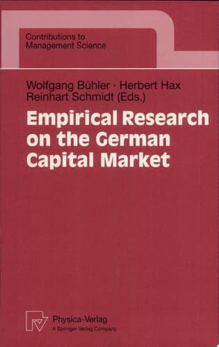 Empirical Research on the German Capital Market