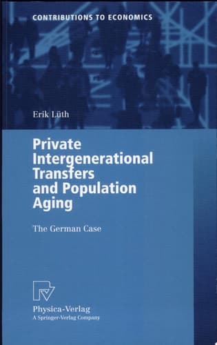 Private Intergenerational Transfers and Population Aging The German Case