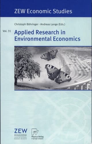 Applied Research in Environmental Economics