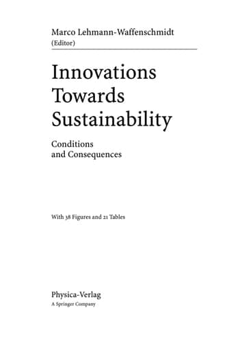 Innovations Towards Sustainability Conditions and Consequences