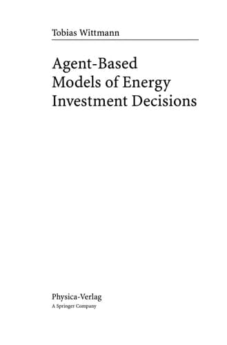 Agent-Based Models of Energy Investment Decisions