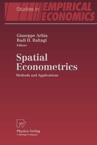 Spatial Econometrics Methods and Applications