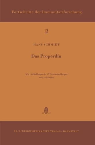 Das Properdin (Immunology Reports and Reviews, 2) (German Edition)