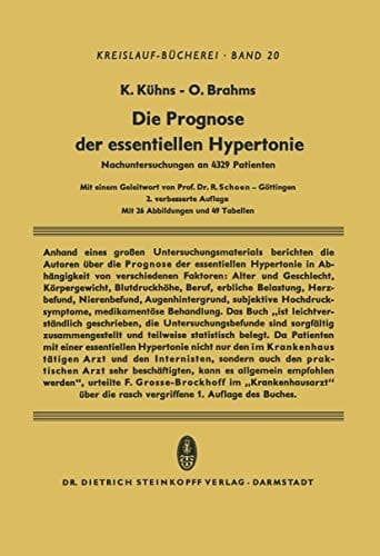 Die Prognose der Essentiellen Hypertonie Nachuntersuchungen an 4329 Patienten