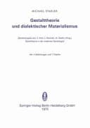 Gestalttheorie und dialektischer Materialismus