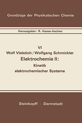 Elektrochemie II Kinetik elektrochemischer Systeme
