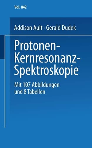 Protonen-Kernresonanz-Spektroskopie Eine Einführung