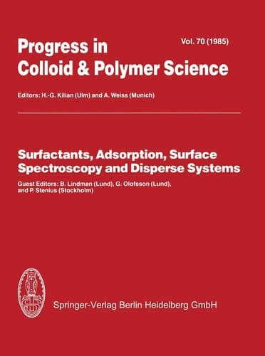Surfactants, Adsorption, Surface Spectroscopy and Disperse Systems