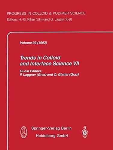 Trends in Colloid and Interface Science VII (Progress in Colloid and Polymer Science)