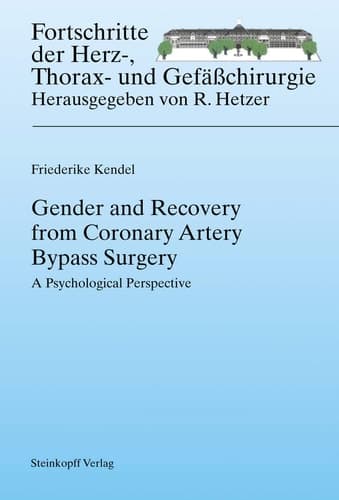 Gender and Recovery from Coronary Artery Bypass Surgery A Psychological Perspective