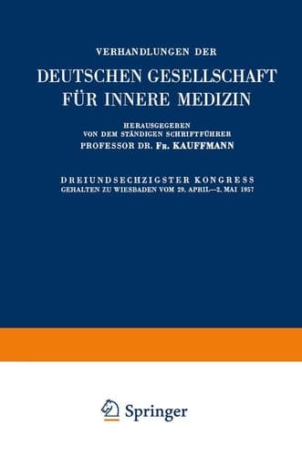 Dreiundsechzigster Kongress Gehalten zu Wiesbaden vom 29. April–2. Mai 1957