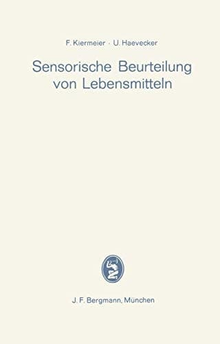 Sensorische Beurteilung von Lebensmitteln (German Edition)