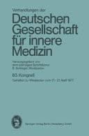 Verhandlungen der Deutschen Gesellschaft für Innere Medizin Dreiundachtzigster Kongress, gehalten zu Wiesbaden vom 17.-21. April 1977