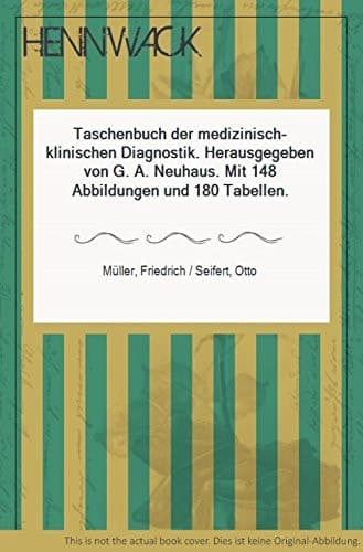 Taschenbuch der medizinisch-klinischen Diagnostik