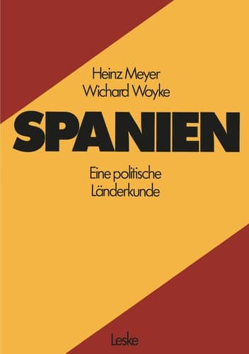 Spanien Eine politische Länderkunde