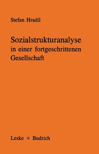Sozialstrukturanalyse in einer fortgeschrittenen Gesellschaft: Von Klassen und Schichten zu Lagen und Milieus (German Edition)