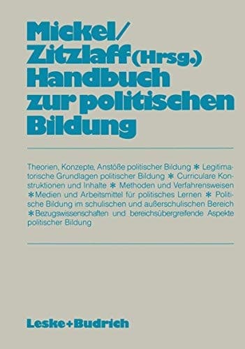 Handbuch zur politischen Bildung (German Edition)